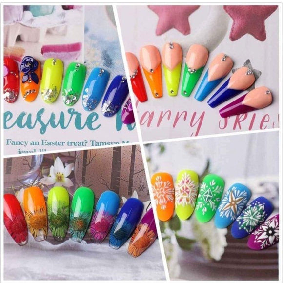 NEW Poly Nail Gel Kit Rainbow Color - Picture 4 of 6